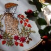 kit broderie couronne automne