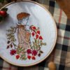 kit broderie couronne automne