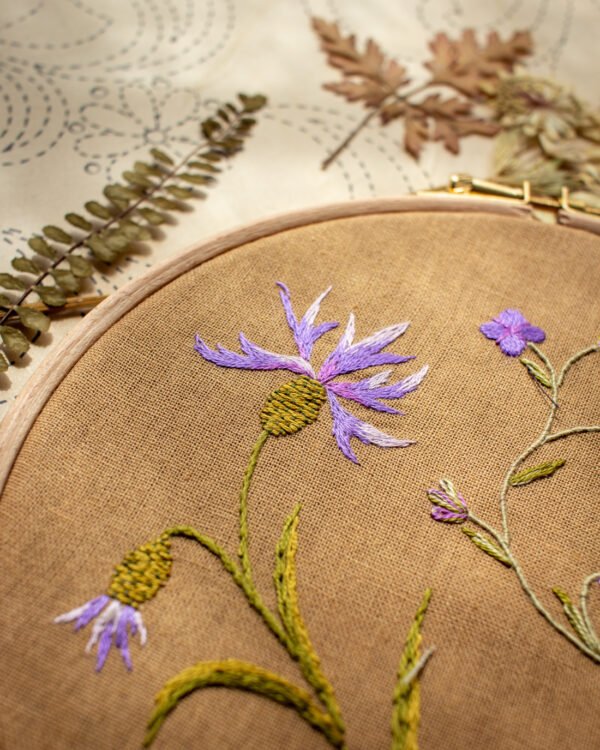 herbier broderie traditionnelle
