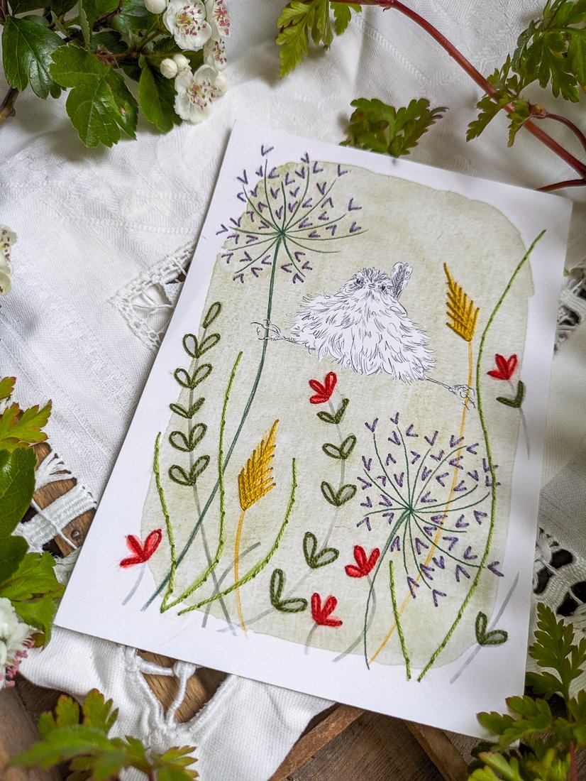 Ancien Kit Broderie Royal Paris – Les Herbes Et Épices – Complet Avec Toile, Modèle, Aiguille