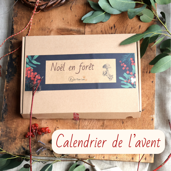 Noël en forêt: calendrier de l’avent à broder