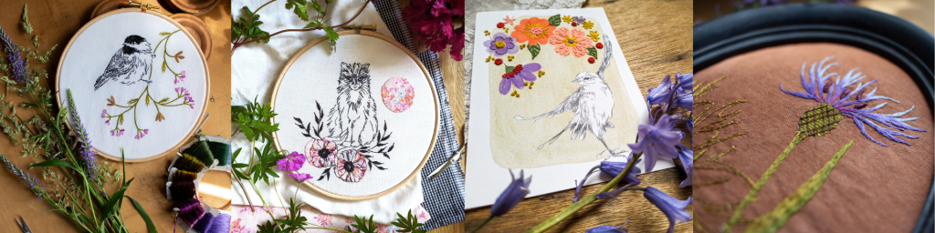 kits de broderie nature